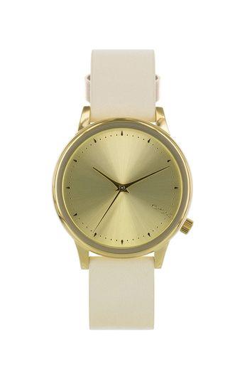 Topshop *komono Gold Cream Estelle Pastel Watch