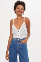 Topshop Tall Button Through Cami Top