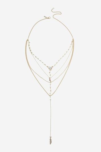 Topshop Leaf Chain Necklace