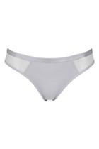 Topshop Jersey And Mesh Mini Knickers.