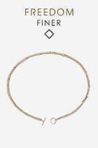 Topshop *freedom Finer T Bar Multirow Necklace