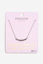 Topshop 'throw Kindness Like Confetti' Necklace