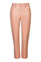 Topshop *draycott Leather Jean By Unique
