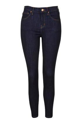 Topshop Petite Pinstripe Jamie Jeans