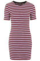 Topshop Striped Bodycon Dress