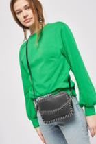 Topshop Rogue Whipstitch Gem Cross-body Bag