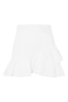 Topshop Moto Ruffle Mini Skirt