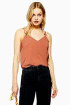 Topshop Rose Pink Ring Camisole Top