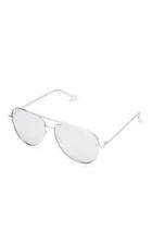 Topshop *silver High Key Sunglasses By Quay
