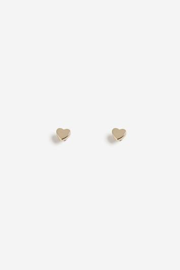 Topshop Heart Stud Earrings