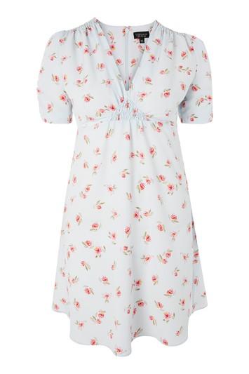 Topshop Ditsy Floral Print Tea Dress