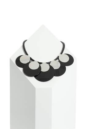 Topshop Disc Layer Collar Necklace