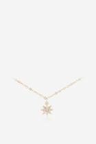 Topshop *gold Star Necklace By Skinnydip