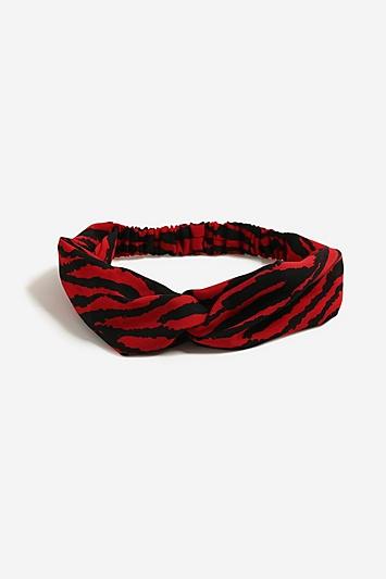 Topshop *tiger Print Hair Bandeau