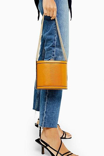 Topshop Sadie Mustard Shoulder Bag