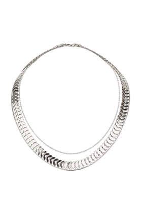 Topshop Three Row Arrow Chain Necklace