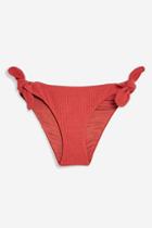 Topshop Tie Side Bikini Bottoms By Mink Pink