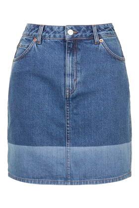 Topshop Moto Laser High-waisted Skirt
