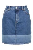 Topshop Moto Laser High-waisted Skirt