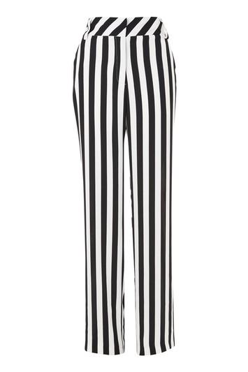 Topshop Stripe Wide Trousers