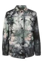 Topshop Tye-dye Military Jacket