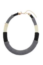 Topshop Mono Thread Wrap Necklace