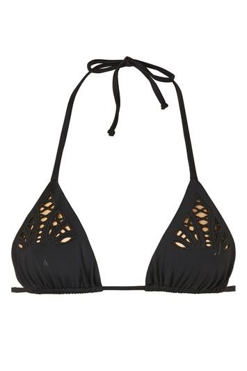 Topshop *onyx Bikini Top By Beach Riot