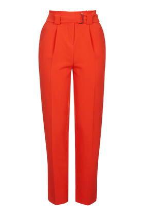 Topshop Belted Peg Trousers