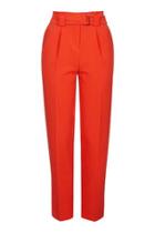 Topshop Belted Peg Trousers