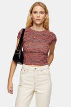 Topshop Multi Leopard Print T-shirt