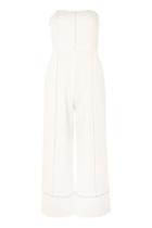 Topshop Topstitch Bandeau Jumpsuit