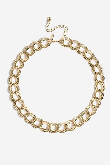 Topshop *double Link Chunky Necklace