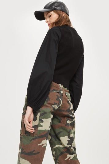 Topshop Exaggerated Sleeve Sweater