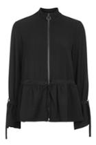 Topshop Tie Sleeve Jacket