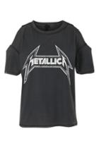 Topshop Petite Metallica T-shirt