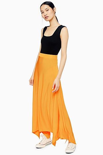 Topshop *bias Jersey Skirt By Boutique