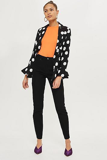 Topshop Black Orson Slim Jeans