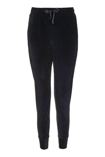 Topshop Velvet Joggers