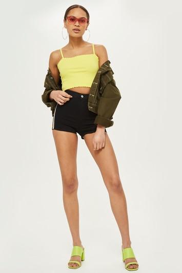 Topshop Moto Joni Side Stripe Shorts