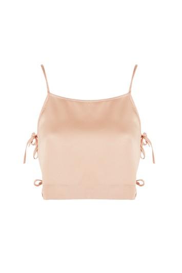 Topshop Tie Side Cropped Camisole Top