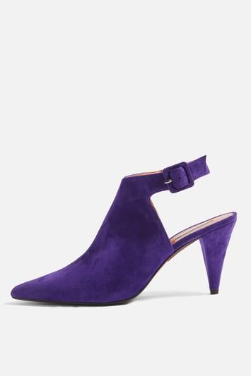 Topshop Jest Cone Heel Slingback Shoes