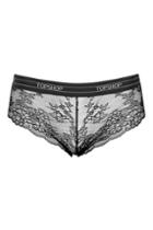 Topshop Branded Lace Mini Knickers