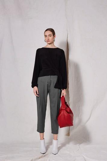 Topshop Double Pleat Pants By Boutique