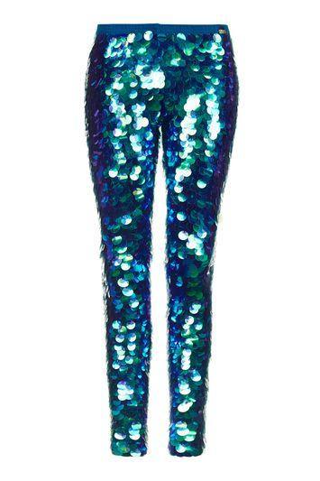 Topshop Ultra Sequin Leggings By Rosa Bloom