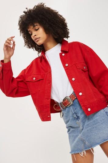 Topshop Oversized Denim Jacket
