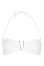 Topshop Texture Bandeau Bikini Top