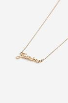 Topshop *je T'aime Ditsy Necklace