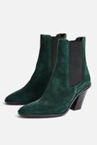 Topshop Morty Suede Ankle Boots