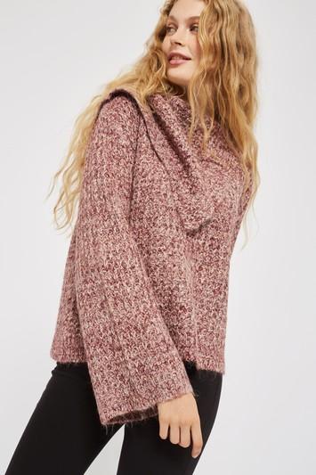 Topshop Lofty Envelope Neck Sweater