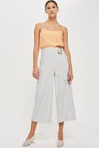 Topshop High Waist Bonded Culottes